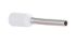 Phoenix Contact 0.5mm²绝缘管型端子, 10mm引脚长, 1.1mm引脚直径, 白色, AI系列