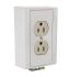 Phoenix Contact 15A电源插座, 125 V, DIN导轨安装, NEMA L5 - 15R, 象牙色