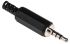RS PRO Jack Connector 3.5 mm Cable Mount Composite Video Plug, 4Pole