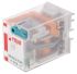 Relpol, 12V dc Coil Non-Latching Relay 4PDT, 6A Switching Current Plug In, 4 Pole, R4N-2014-23-1012-WTL