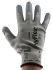 Ansell Grey Nylon ESD Safety Anti-Static Gloves, Size 9, Large, Nitrile Foam Coating
