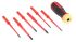 Bahco Interchangeable Pozidriv, Slotted Screwdriver Set 7 Piece