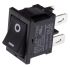Omron Double Pole Single Throw (DPST), On-None-Off Rocker Switch Panel