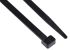 RS PRO Cable Tie, 300mm x 7.6 mm, Black Nylon, Pk-100