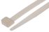 RS PRO Cable Tie, 300mm x 7.6 mm, Natural Nylon, Pk-100