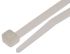 RS PRO Cable Tie, 190mm x 4.8 mm, Natural Nylon, Pk-100