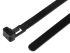 RS PRO Cable Tie, Releasable, 250mm x 7.6 mm, Black Nylon, Pk-100