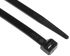 RS PRO Cable Tie, 380mm x 7.6 mm, Black Nylon, Pk-1000