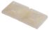 RS PRO Self Adhesive Natural Cable Tie Mount 19.5 mm x 19.5mm, 4.6mm Max. Cable Tie Width