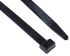 RS PRO Cable Tie, Flame Retardant, 380mm x 12.7 mm, Black Nylon, Pk-100