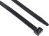 RS PRO Cable Tie, Flame Retardant, 480mm x 12.7 mm, Black Nylon, Pk-100