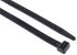 RS PRO Cable Tie, Flame Retardant, 550mm x 12.7 mm, Black Nylon, Pk-50