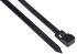 RS PRO Cable Tie, Releasable, 125mm x 4.5 mm, Black Nylon, Pk-100