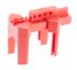 Brady 4 Lock 7.24mm Shackle PPBall Valve Lockout, 31.75mm Attachment Point- Red