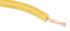RS PRO Yellow 1 mm² Hook Up Wire, 18 AWG, 32/0.2 mm, 25m, PVC Insulation