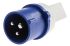 Scame IP20 Blue Industrial Power Connector Adapter, Rated At 16A, 250 V