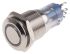 RS PRO Illuminated Push Button Switch, Momentary, Panel Mount, 16mm Cutout, SPDT, White LED, 250V ac, IP65, IP67