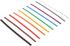 RS PRO Clip On Cable Markers, Black, Brown, Green, Grey, Orange, Red, Violet, White, Yellow, Pre-printed "0 → 9"