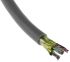 RS PRO Twisted Pair Data Cable, 3 Pairs, 0.76 mm², 6 Cores, 22 AWG, Screened, 50m, Grey Sheath