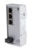 Harting Ethernet Switch, 3 RJ45 port, 48V dc, 10 Mbit/s, 100 Mbit/s Transmission Speed, DIN Rail Mount