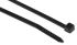 ABB 尼龙 66电缆扎带, 140mm长x3.6 mm宽, 黑色, 100个/包, SKT140-180X-100