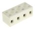 RS PRO Non-Fused Terminal Block, 4-Way, 15 → 57A, 8 AWG Wire, Screw Down Termination