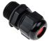 Kopex-EX CGM Cable Gland, M20 Max. Cable Dia. 12mm, Nylon, Black, 6mm Min. Cable Dia., IP66, IP68, Without Locknut