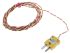 RS PRO Type K Exposed Junction Thermocouple 2m Length, 7/0.2mm Diameter → +250°C