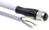 Pepperl + Fuchs Straight Female M12 to Free End Sensor Actuator Cable, 8 Core, PUR, 2m
