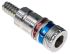 CEJN Brass, Steel Pneumatic Quick Connect Coupling, 10mm Hose Barb