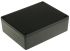 Hammond 1591 Series Black Flame Retardant ABS Enclosure, IP54, Black Lid, 122 x 94 x 36mm