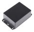 Hammond 1591 Black Flame Retardant ABS Enclosure, IP54, Flanged, 112.5 x 84.6 x 41.3mm
