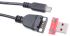 Kabel USB Złącze A USB A Złącze B Mini USB B dł. 800mm Przewód USB USB 2.0 kolor: Czarny
