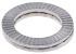 A4 316 Stainless Steel Wedge Lock Lock Washer, M12