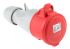 Legrand, P17 Tempra Pro IP44 Red Cable Mount 3P + N + E Industrial Power Socket, Rated At 32A, 415 V