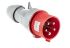 Legrand, P17 Tempra Pro IP44 Red Cable Mount 3P + N + E Industrial Power Plug, Rated At 32A, 415 V