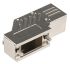 MH Connectors MHDCMR Series Zinc Right Angle D Sub Backshell, 9 Way, Strain Relief