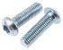 RS PRO Bright Zinc Plated Steel Hex Socket Button Screw, ISO 7380, M12 x 40mm