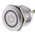 RS PRO Capacitive Switch Momentary NO,Illuminated, Green, Red, IP68 Brass