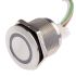 RS PRO Capacitive Switch Momentary NC,Illuminated, Red, IP68 Brass