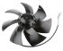 ebm-papst S Series Axial Fan, 230 V ac, AC Operation, 150W, 660mA Max, 251 x 72mm