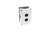 Lovato Grey Plastic Platinum Push Button Enclosure - 2 Hole 22mm Diameter