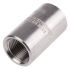 RS PRO Stainless Steel Pipe Fitting, Straight Circular Coupler, Female Rc 3/8in x Female Rc 3/8in