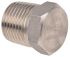 RS PRO Stainless Steel Pipe Fitting, Straight Hexagon Hexagon Plug, Male R 1/2in