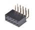 Wurth Elektronik WR-PHD Series Right Angle Through Hole Mount PCB Socket, 10-Contact, 2-Row, 2.54mm Pitch, Solder
