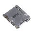Conector para tarjeta de memoria MicroSD Hirose serie DM3 de 8 contactos, paso 1.1mm, 1 fila, montaje superficial