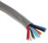 Alpha Wire Alpha Essentials Communication & Control Control Cable, 6 Cores, 0.81 mm², Unscreened, 30m, Grey PVC Sheath,