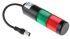 Werma Kompakt 37 Signal Tower With Buzzer, 24 V ac/dc, 2 Light Elements, Red/Green, Base Mount, Tube