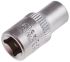 RS PRO 1/4 in Drive 6mm Standard Socket, 6 point
