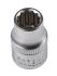 RS PRO 3/8 in Drive 9mm Standard Socket, 12 point